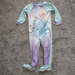 Frozen footie pajamas